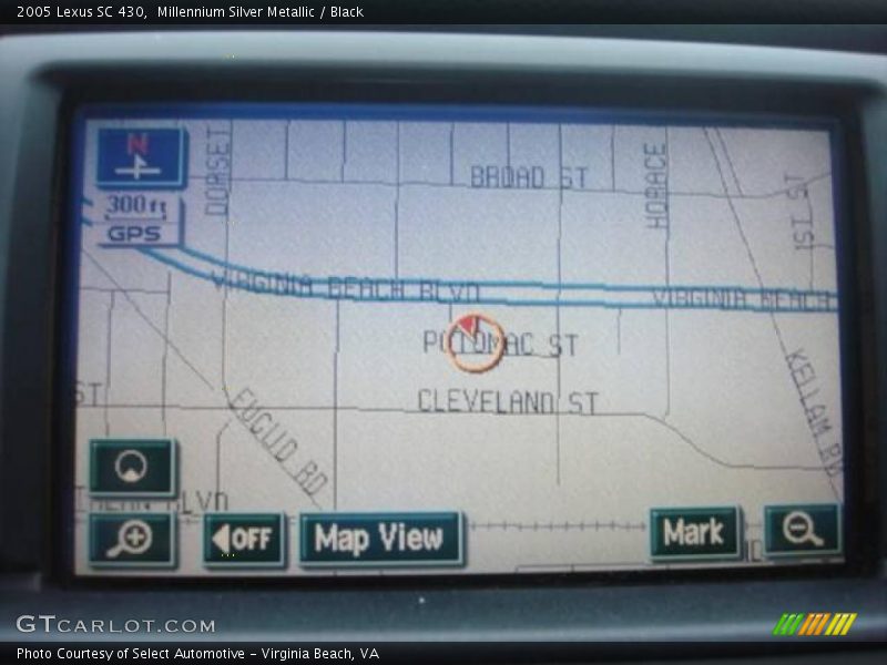 Millennium Silver Metallic / Black 2005 Lexus SC 430