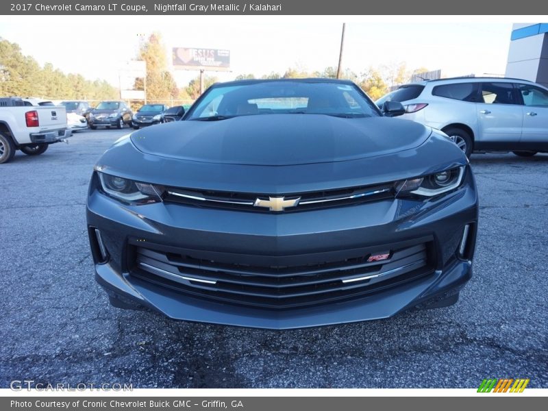 Nightfall Gray Metallic / Kalahari 2017 Chevrolet Camaro LT Coupe