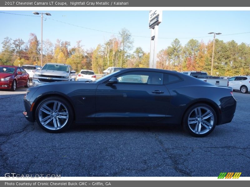 Nightfall Gray Metallic / Kalahari 2017 Chevrolet Camaro LT Coupe