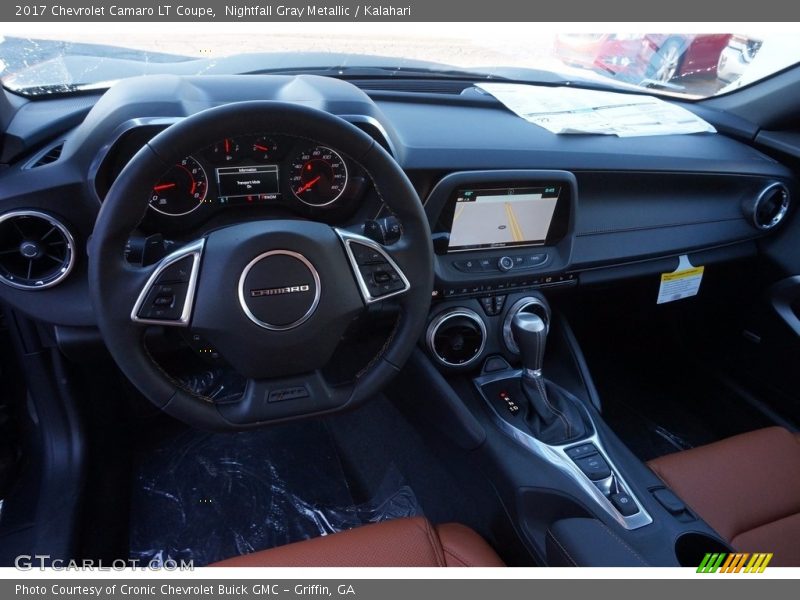 Nightfall Gray Metallic / Kalahari 2017 Chevrolet Camaro LT Coupe