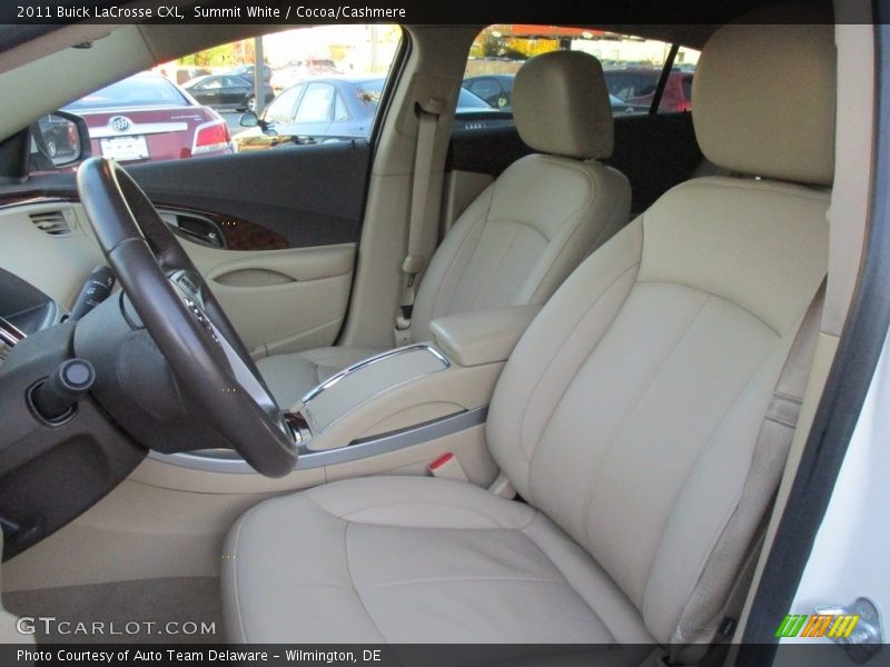 Summit White / Cocoa/Cashmere 2011 Buick LaCrosse CXL