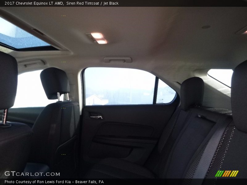 Siren Red Tintcoat / Jet Black 2017 Chevrolet Equinox LT AWD