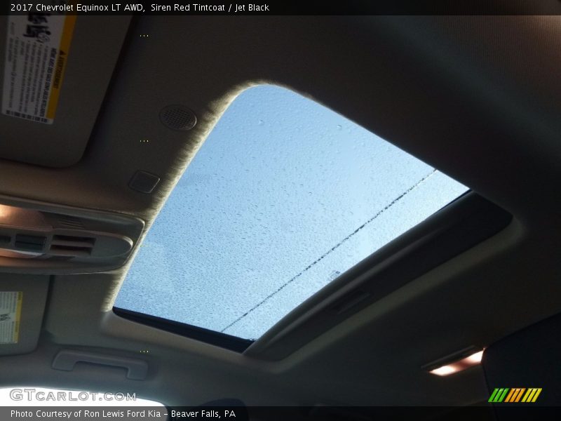Siren Red Tintcoat / Jet Black 2017 Chevrolet Equinox LT AWD