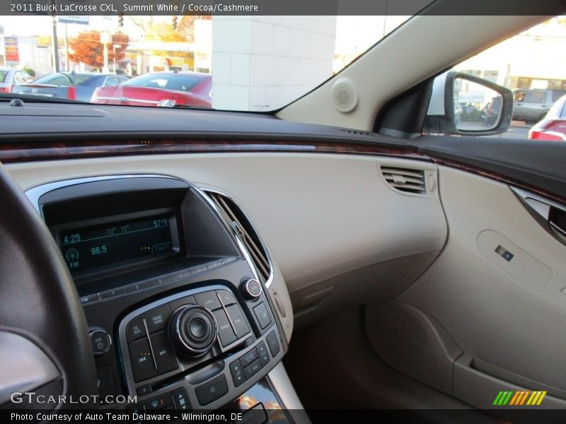 Summit White / Cocoa/Cashmere 2011 Buick LaCrosse CXL
