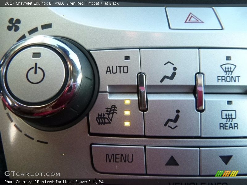 Siren Red Tintcoat / Jet Black 2017 Chevrolet Equinox LT AWD