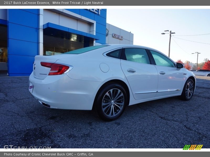 White Frost Tricoat / Light Neutral 2017 Buick LaCrosse Essence
