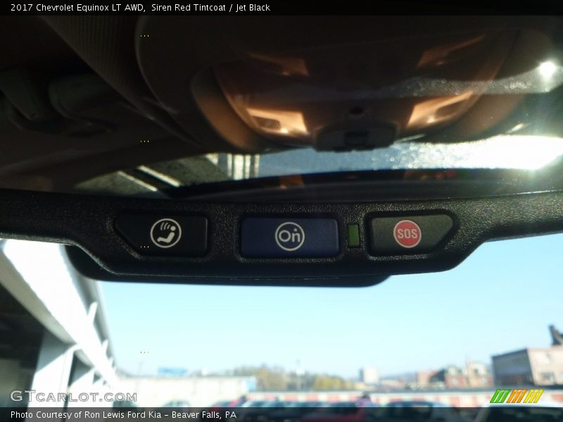 Siren Red Tintcoat / Jet Black 2017 Chevrolet Equinox LT AWD