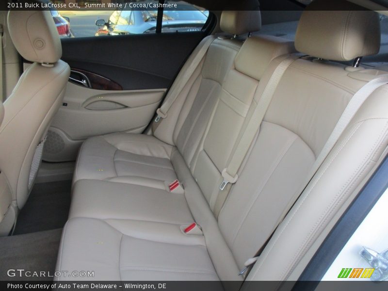 Summit White / Cocoa/Cashmere 2011 Buick LaCrosse CXL