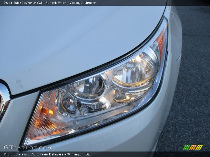 Summit White / Cocoa/Cashmere 2011 Buick LaCrosse CXL