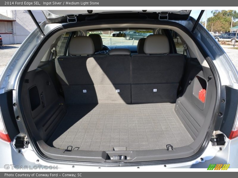 Ingot Silver / Medium Light Stone 2014 Ford Edge SEL