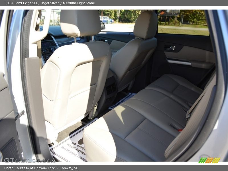Ingot Silver / Medium Light Stone 2014 Ford Edge SEL