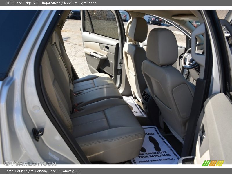 Ingot Silver / Medium Light Stone 2014 Ford Edge SEL