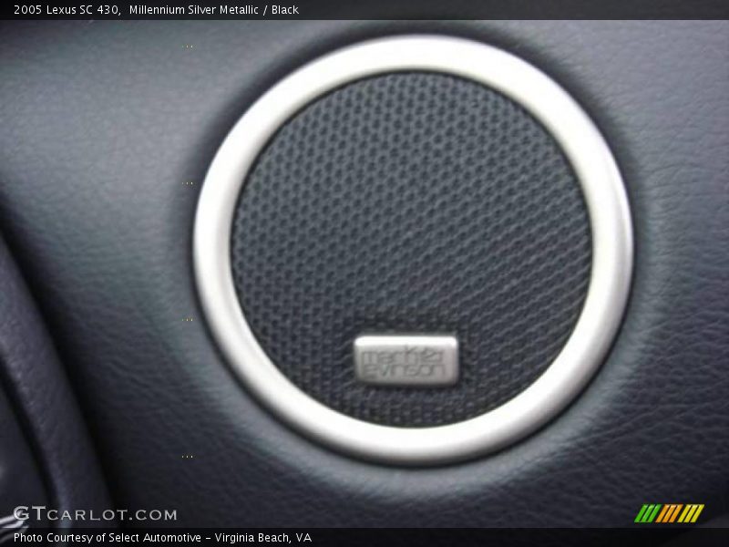 Millennium Silver Metallic / Black 2005 Lexus SC 430