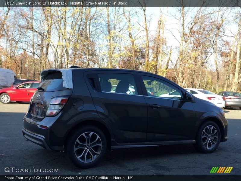 Nightfall Gray Metallic / Jet Black 2017 Chevrolet Sonic LT Hatchback