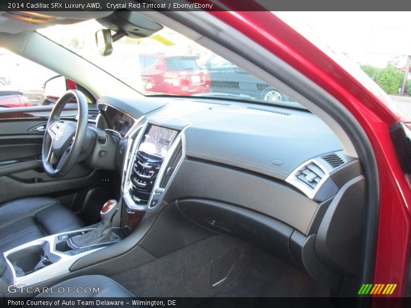 Crystal Red Tintcoat / Ebony/Ebony 2014 Cadillac SRX Luxury AWD