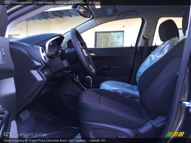 Nightfall Gray Metallic / Jet Black 2017 Chevrolet Sonic LT Hatchback