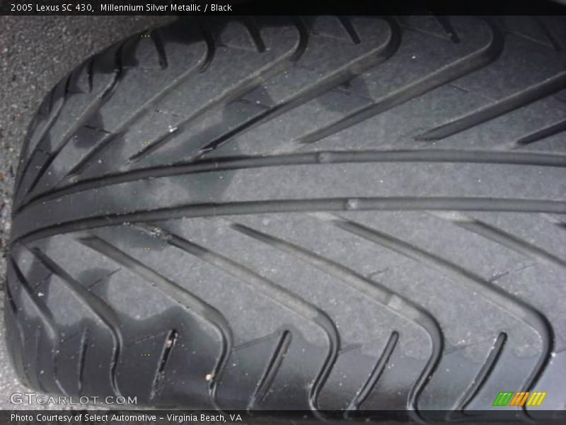 Millennium Silver Metallic / Black 2005 Lexus SC 430