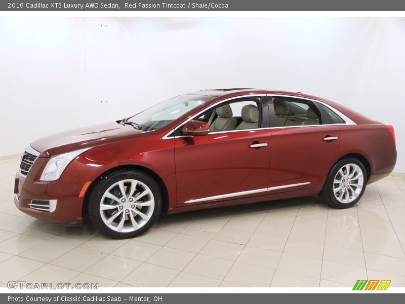 Red Passion Tintcoat / Shale/Cocoa 2016 Cadillac XTS Luxury AWD Sedan