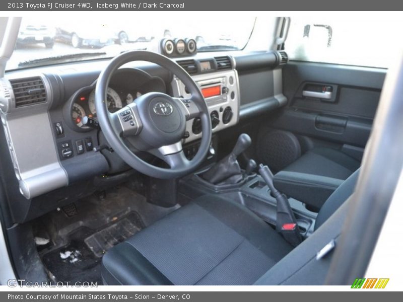 Iceberg White / Dark Charcoal 2013 Toyota FJ Cruiser 4WD