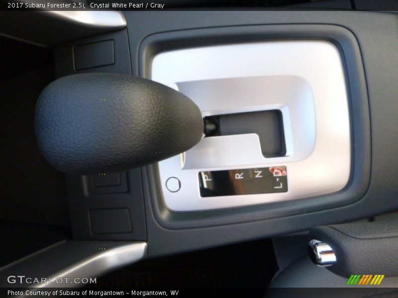 Crystal White Pearl / Gray 2017 Subaru Forester 2.5i