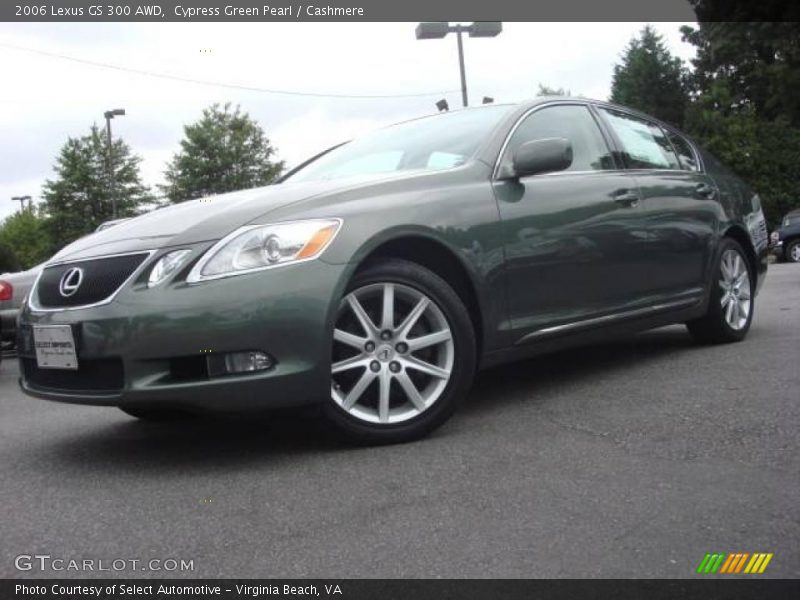 Cypress Green Pearl / Cashmere 2006 Lexus GS 300 AWD
