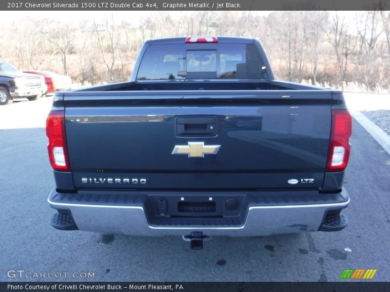 Graphite Metallic / Jet Black 2017 Chevrolet Silverado 1500 LTZ Double Cab 4x4