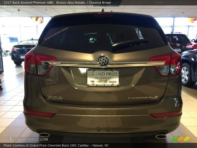Bronze Alloy Metallic / Chestnut Brown 2017 Buick Envision Premium AWD