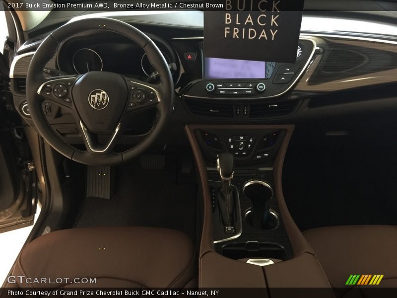 Bronze Alloy Metallic / Chestnut Brown 2017 Buick Envision Premium AWD