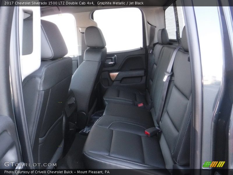Graphite Metallic / Jet Black 2017 Chevrolet Silverado 1500 LTZ Double Cab 4x4
