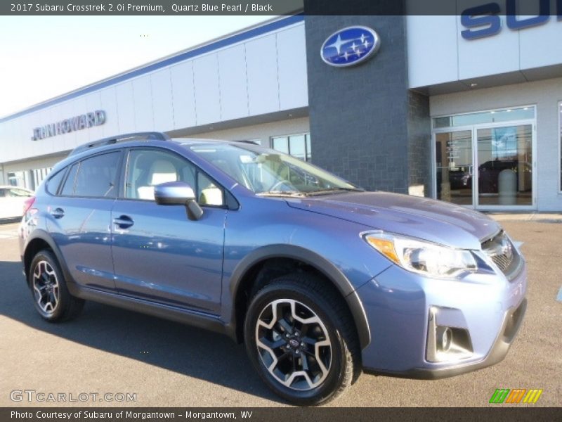 Quartz Blue Pearl / Black 2017 Subaru Crosstrek 2.0i Premium