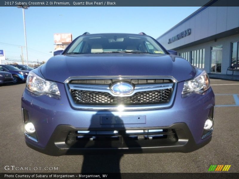 Quartz Blue Pearl / Black 2017 Subaru Crosstrek 2.0i Premium