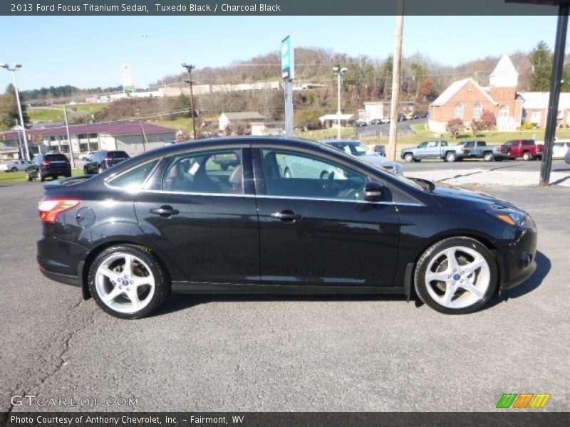 Tuxedo Black / Charcoal Black 2013 Ford Focus Titanium Sedan