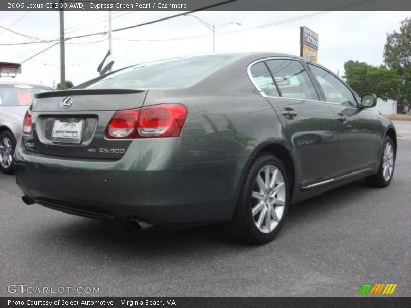 Cypress Green Pearl / Cashmere 2006 Lexus GS 300 AWD