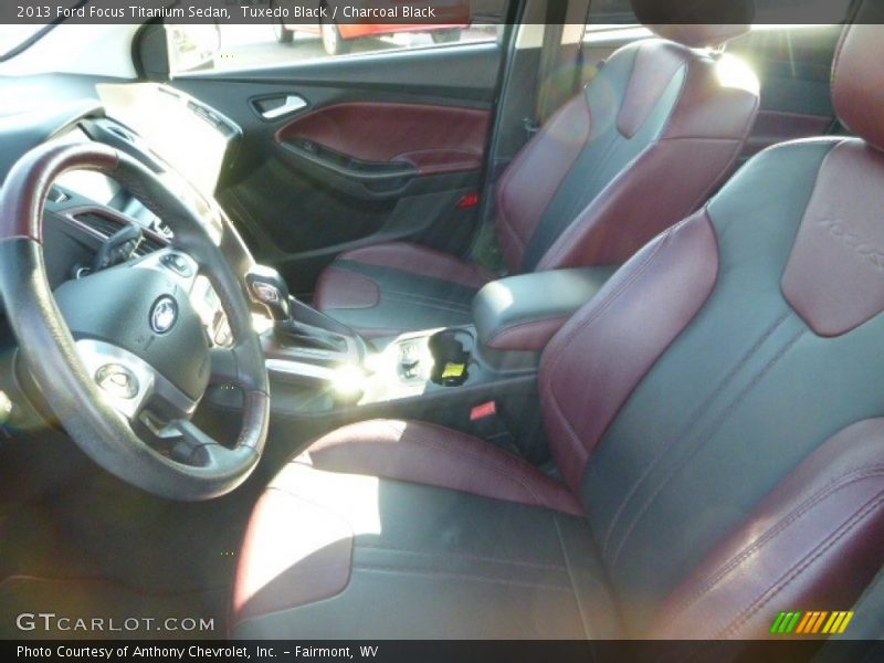 Tuxedo Black / Charcoal Black 2013 Ford Focus Titanium Sedan
