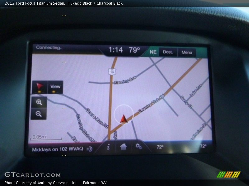 Tuxedo Black / Charcoal Black 2013 Ford Focus Titanium Sedan