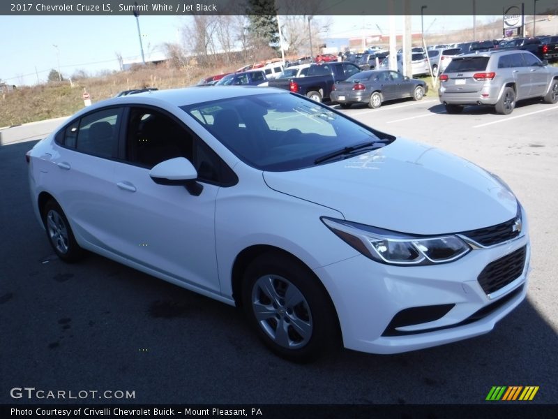 Summit White / Jet Black 2017 Chevrolet Cruze LS