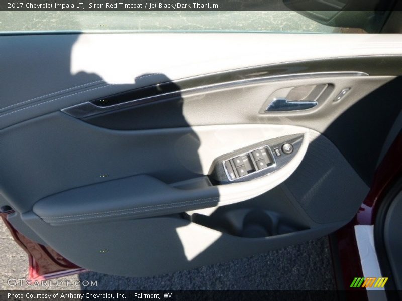 Siren Red Tintcoat / Jet Black/Dark Titanium 2017 Chevrolet Impala LT