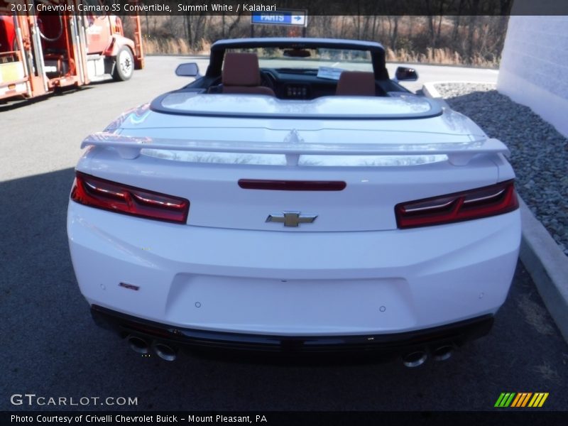 Summit White / Kalahari 2017 Chevrolet Camaro SS Convertible