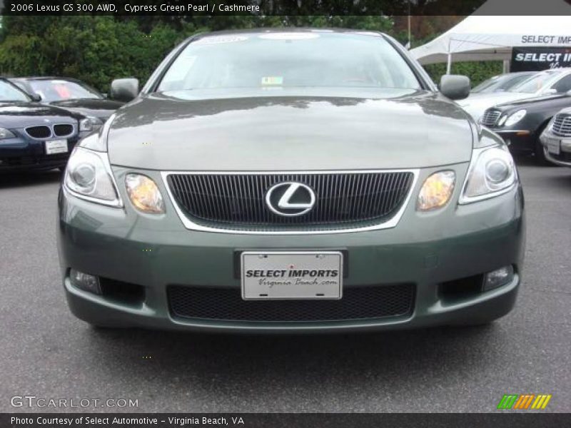 Cypress Green Pearl / Cashmere 2006 Lexus GS 300 AWD