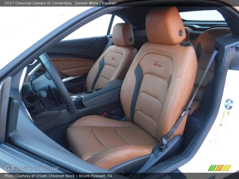 Front Seat of 2017 Camaro SS Convertible