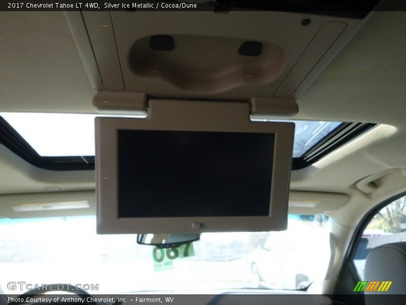 Silver Ice Metallic / Cocoa/Dune 2017 Chevrolet Tahoe LT 4WD