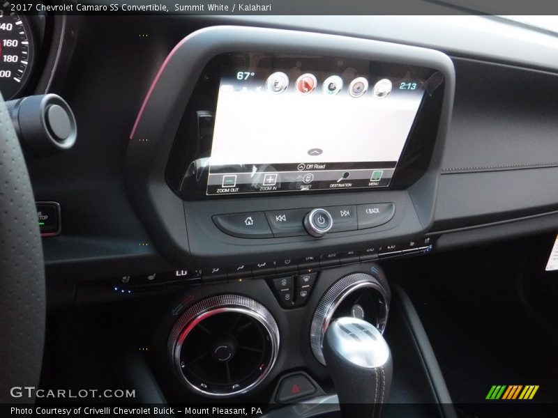 Summit White / Kalahari 2017 Chevrolet Camaro SS Convertible
