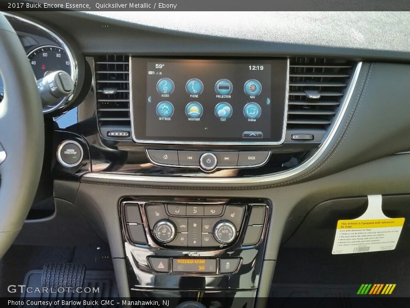 Quicksilver Metallic / Ebony 2017 Buick Encore Essence