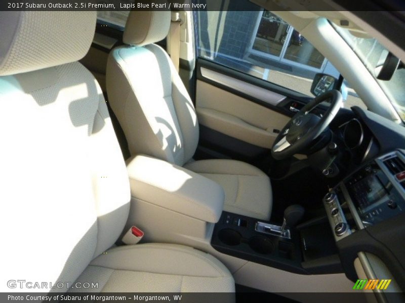 Lapis Blue Pearl / Warm Ivory 2017 Subaru Outback 2.5i Premium