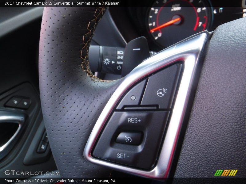 Controls of 2017 Camaro SS Convertible