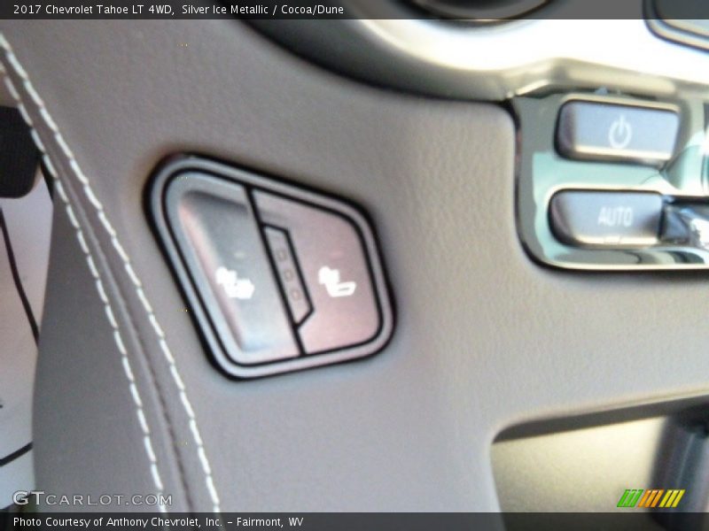 Silver Ice Metallic / Cocoa/Dune 2017 Chevrolet Tahoe LT 4WD