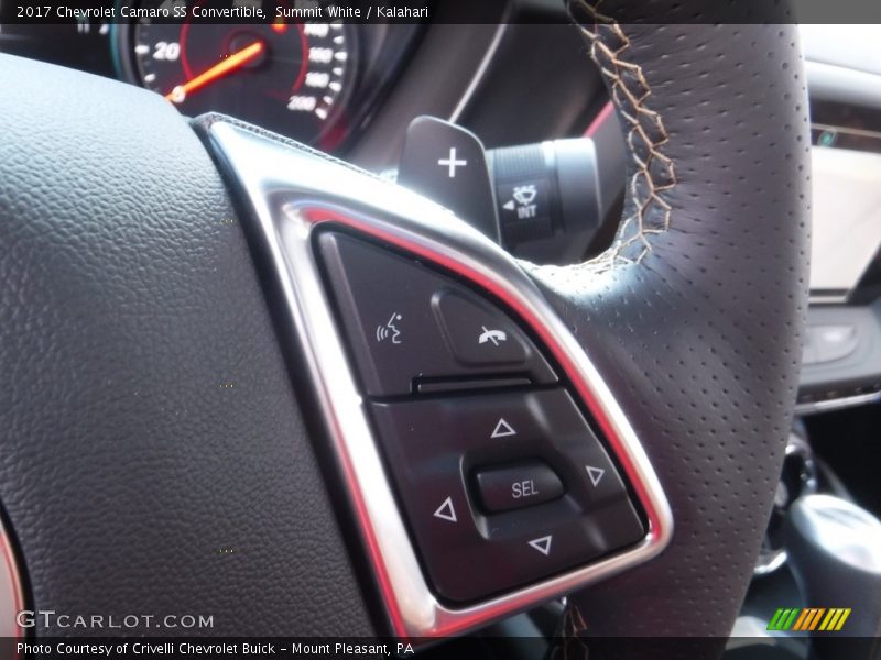 Controls of 2017 Camaro SS Convertible