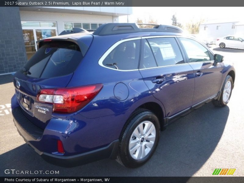 Lapis Blue Pearl / Warm Ivory 2017 Subaru Outback 2.5i Premium