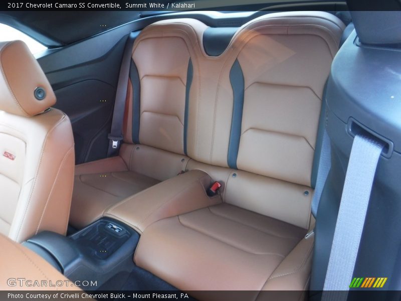 Rear Seat of 2017 Camaro SS Convertible