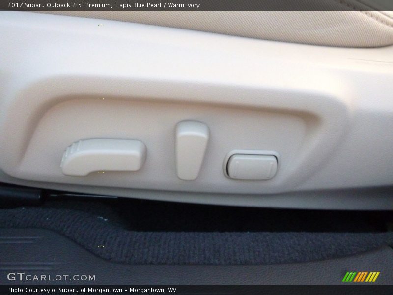 Lapis Blue Pearl / Warm Ivory 2017 Subaru Outback 2.5i Premium